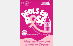 ENTRAINEMENT EN COMMUN OCTOBRE ROSE 27 SEPTEMBRE 2025