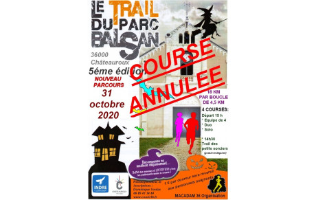 LE TRAIL DU PARC BALSAN 2020