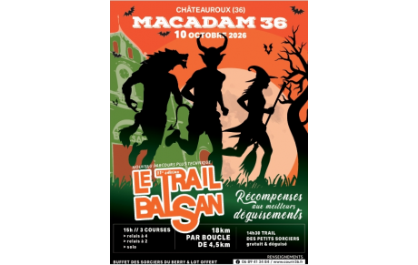 TRAIL  BALSAN LE 10 OCTOBRE 2026